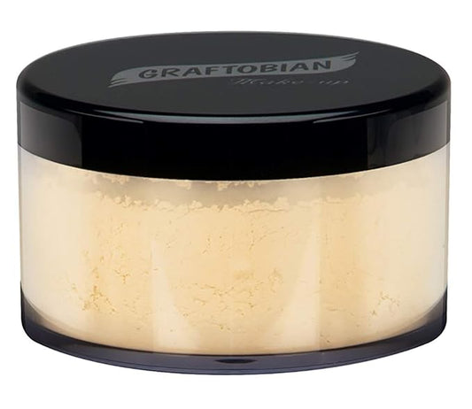 Graftobian HD LuxeCashmere Setting Powder - Banana Creme Pie (0.7 oz) - No Flashback, Matte, Silky Smooth Finish-BrightBean Baby