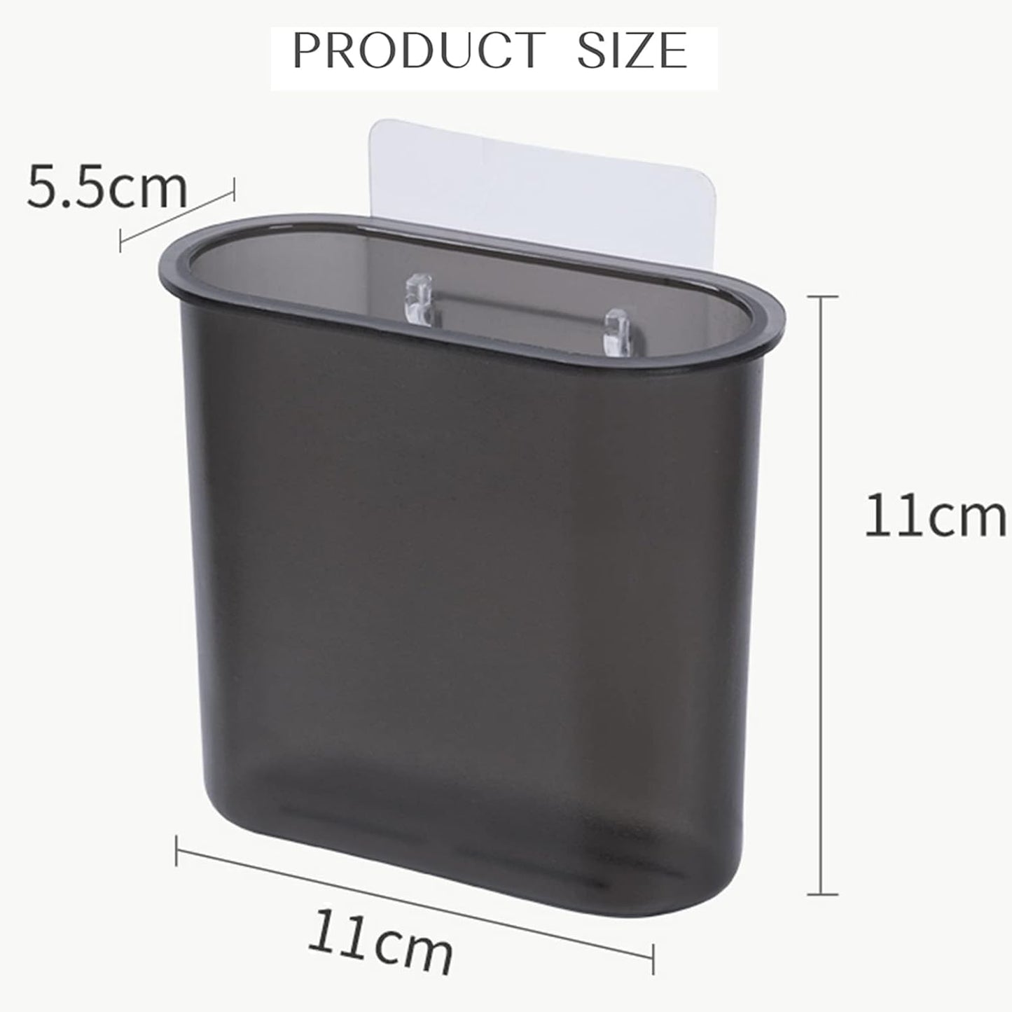 2 Packs Wall Mounted Toothbrush Holder, Self Adhesive Tooth Brush Holder for Bathroom Electric Toothbrush Toothpaste Razor Bathroom Accessories(Black)-BrightBean Baby