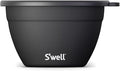 S’well Stainless Steel 64oz Salad Bowl Kit in Onyx, Comes with 2oz Condiment Container and Removable Tray for Organized Serving, Leak-Proof and Dishwasher Safe