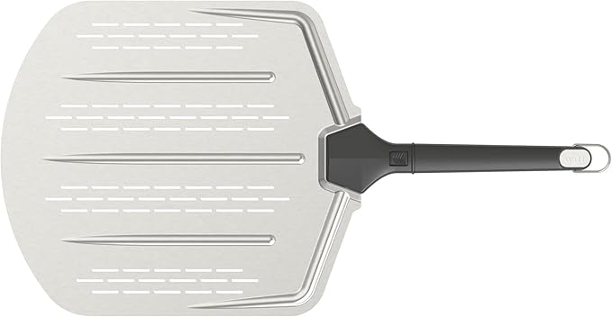 Witt 14"/36CM Perforated Pizza Peel – Ultra Thin Aluminum Peel for Retrieving Pizzas from The Pizza Oven with Ease