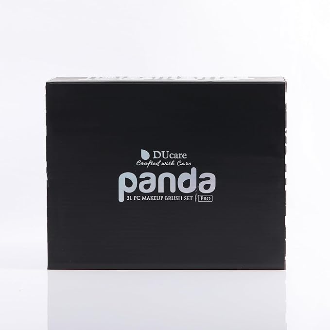 DUcare Professional Makeup Brushes 31Pcs Panda Series Makeup Brush Set Kabuki Foundation Blending Face Powder Blush Concealers Eye Shadows With Leather Case Organizer-BrightBean Baby