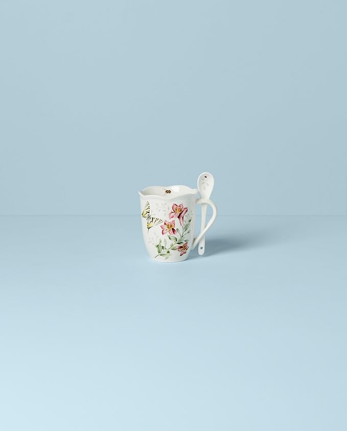 Lenox 890916 Butterfly Meadow Mug & Spoon