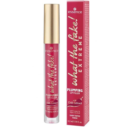 essence | What the Fake! Plumping Lip Filler | Chili Oil Extract Infused for Plump Lips | pH-Reactive Tint | Vegan, Cruelty Free & Gluten Free (03 | Oh My Chili)-BrightBean Baby