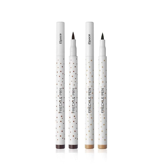 Freckle Pen 2 Colors Waterproof Long Lasting Quick Dry Small Spot Natural Like Face Freckle Makeup Pen, Dark Brown and Light Brown, Upgrade Design-BrightBean Baby