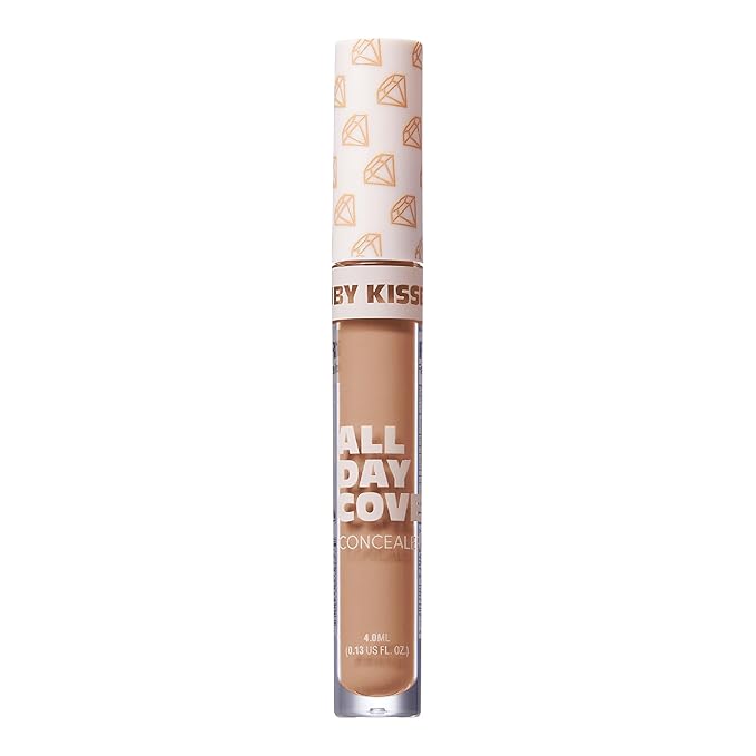 Ruby Kisses All Day Concealer Lightweight Full Coverage Multi-Use Concealer 0.13 Fl Oz (Rich Tan)-BrightBean Baby