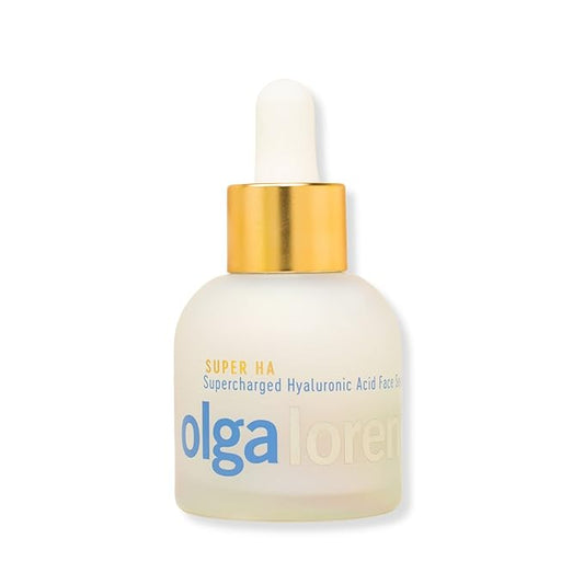 Olga Lorencin Super HA Rapid Hydration Serum - Hyaluronic Acid Face Serum for All Skin Types - Plumps Skin & Boosts Collagen - With 5 Types of Hyaluronic Acid & Chinese Silver Mushroom - 4.32 oz-BrightBean Baby