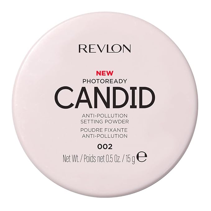 Revlon PhotoReady Candid Setting Powder, with Anti-Pollution, Antioxidant Ingredients, without Parabens, Pthalates and Fragrances; Shade 002 .34 Fluid Oz-BrightBean Baby