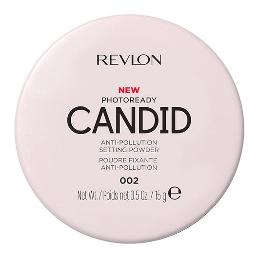 Revlon PhotoReady Candid Setting Powder, with Anti-Pollution, Antioxidant Ingredients, without Parabens, Pthalates and Fragrances; Shade 002 .34 Fluid Oz-BrightBean Baby