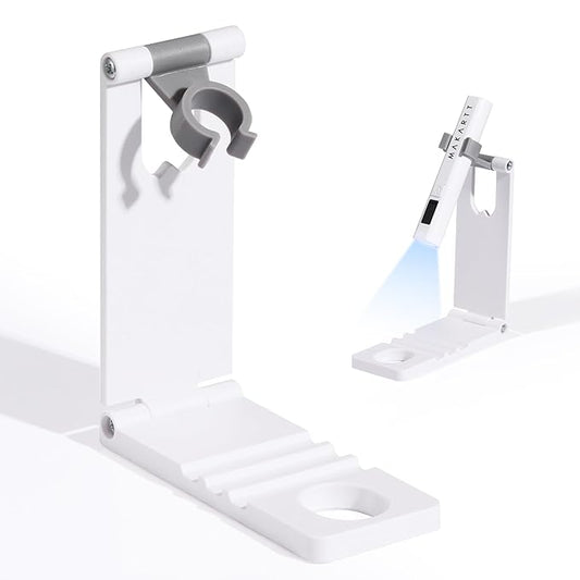 Makartt UV Nail Lamp Stand: Foldable, 360° Adjustable Rotation, Portable, Handsfree, Convenient for Gel Nails Polish Painting Home Salon Manicure-BrightBean Baby