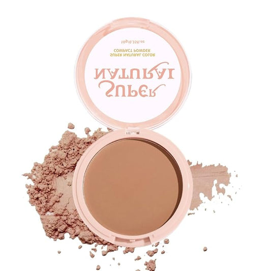 Oil Control Face Pressed Powder, Matte powder setting powder, long-lasting and waterproof loose powder, Flawless Lightweight Face Cosmetics, Cruelty-free, (06, 1 Pcs)-BrightBean Baby