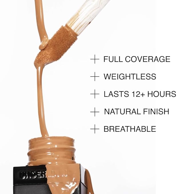 HIDE Liquid Concealer, 0.5 fl. oz. - Medium to Full Coverage Matte Concealer for Acne, Blemishes, Under Eye Dark Circles & Hyperpigmentation, Oil Free Concealer, Color For All Skin Tones (Walnut)-BrightBean Baby