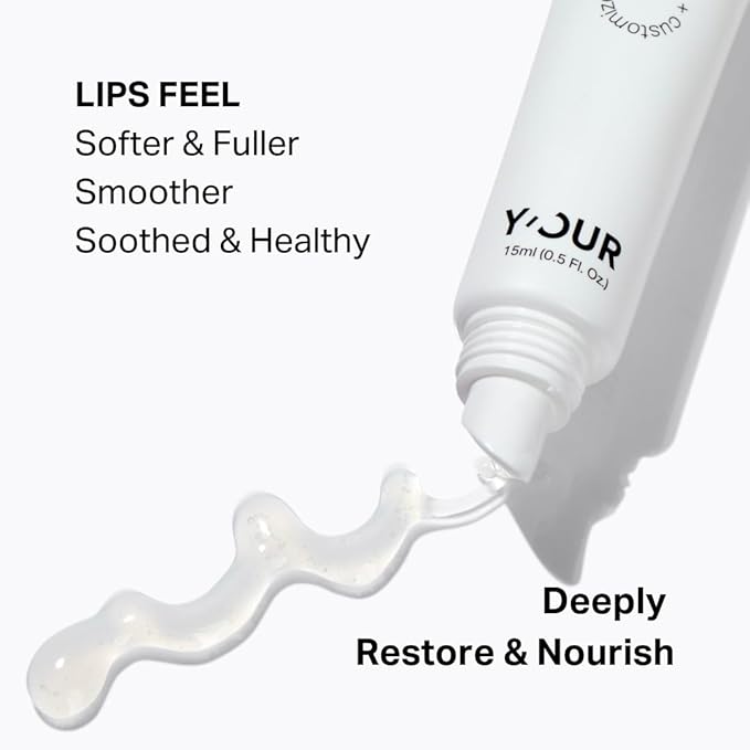 Y’OUR Intensive Lip Balm | Overnight Lip Mask: Lightweight & Comforting with Natural Shea Butter & Rosehip Oil; Extreme Moisturizer for Dry Lips. Paraben & Silicon-Free. Made in USA. 15ml (0.5 oz.)-BrightBean Baby