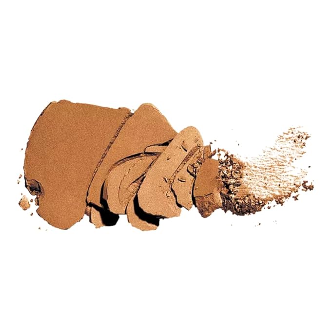 FLOWER Beauty By Drew Barrymore Light Illusion Perfecting Powder - Powder Foundation + Setting Powder for Makeup - Medium Buildable Coverage - Natural Glow + Flawless Finish - Mirror + Sponge Include d (Caramel)-BrightBean Baby