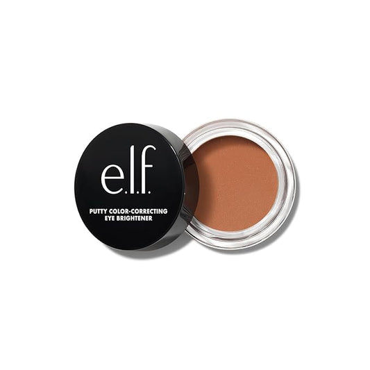 e.l.f. Putty Color-Correcting Eye Brightener, Under-eye Brightener & Primer Reduces Appearance Of Dark Circles, Vegan & Cruelty-Free, Tan/Deep-BrightBean Baby