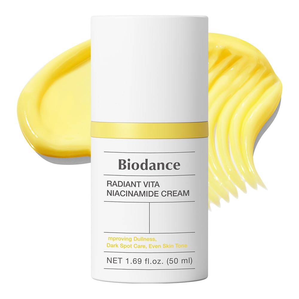 BIODANCE Radiant Vita Niacinamide Cream, Brightening, Dark Spot Correcting Facial Moisturizer, Korean Skincare | 1.69 fl.oz, 50ml-BrightBean Baby