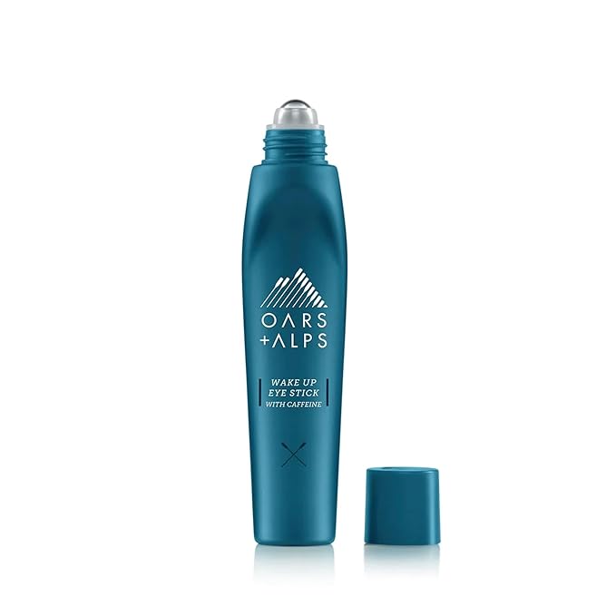 Oars + Alps Wake Up Eye Roller and Eye Depuffer, Dermatologist Tested Skin Care Infused with Caffeine and Aloe Vera, TSA Friendly, 0.5 Oz-BrightBean Baby