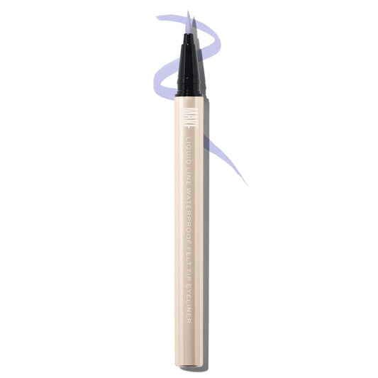 MAKE Beauty Smudge-Proof Felt Tip for Precise Application of Lines, Wings, and Graphics. Long Lasting Eye Liner, Liquid Line Waterproof Felt Tip Eyeliner - Purple Haze-BrightBean Baby