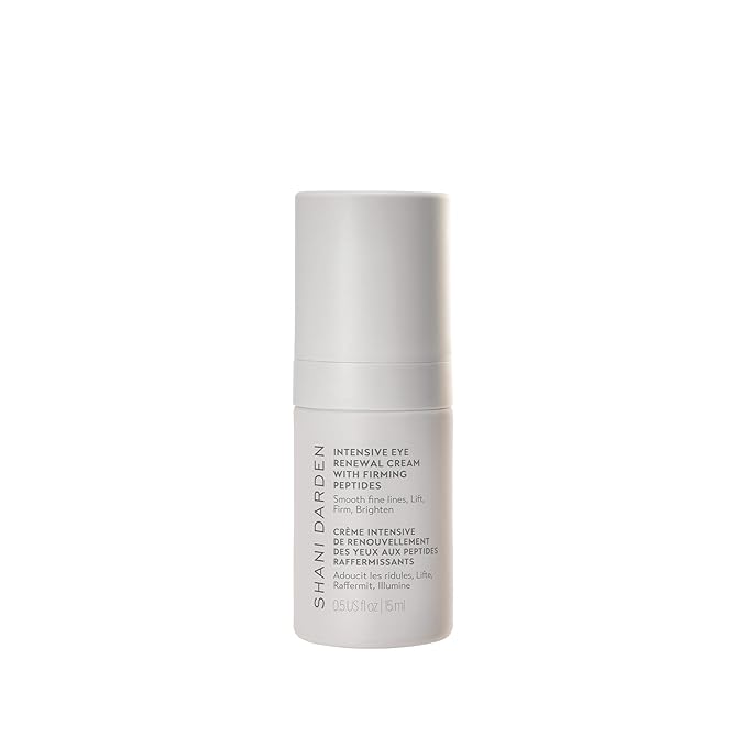 SHANI DARDEN Intensive Eye Renewal Cream, Hydrating Under Eye Cream for Dark Circles, Fine Lines, Wrinkles & Crows Feet with Niacinamide, Shea Butter & Ceramide, Crease-Free & Makeup-Ready, 0.50 fl oz-BrightBean Baby