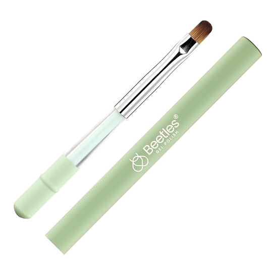 Beetles Nail Art Brushes, Clean Up Brush Gel Polish Nail Art Design Pen Painting Tools Fingernail Brush Nail Cleaning Brush Nail Art Liner Brush and Nail Dotting Pen Salon Diy at Home-BrightBean Baby