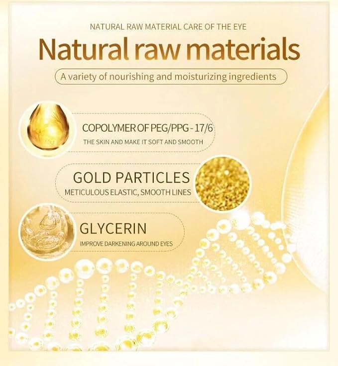 24K Gold Eye Cream For Deep Hydrating, Anti-Aging Gold Eye Cream For Dark Circles And Puffiness,Moisturizing Lightenex Gold Cream Lifting Eye SENANA (1 PACK)-BrightBean Baby