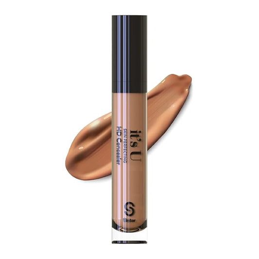 Sistar it's U Skin Perfecting HD Concealer Full Coverage Lightweight Long Lasting Correcting Liquid Contour Cover Masker Makeup 5 ml / 0.17 fl. oz (Toffee)-BrightBean Baby