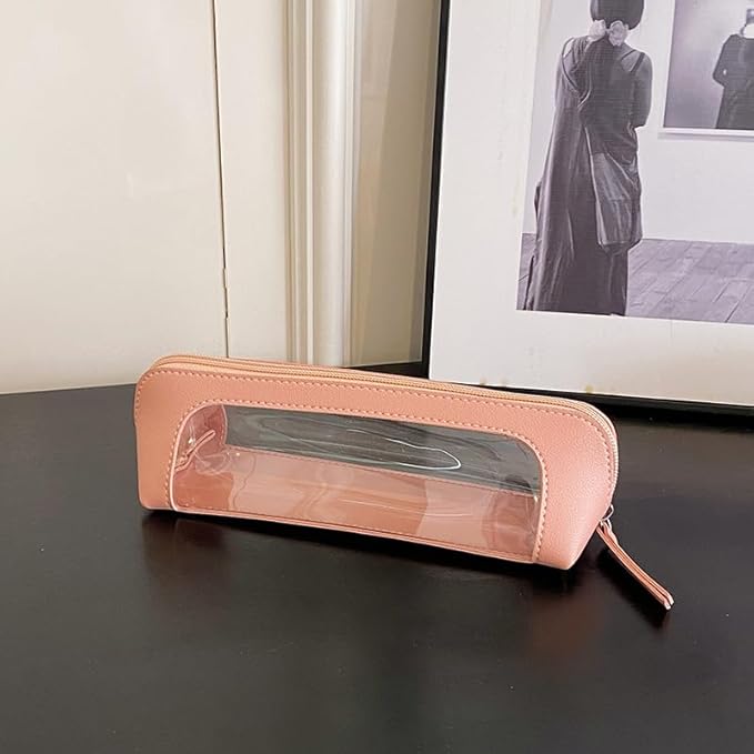 Clear Makeup Bag Small, TSA Approved Portable Toiletry Bag with Zipper Cosmetic Travel Bag Makeup Organizer Case Mini Makeup Pouch for Purse Car Organizer Bag for Women Men-BrightBean Baby