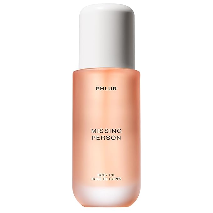 PHLUR Missing Person Body Oil For Women & Men - Lightweight & Nourishing - With Ceramide-Rich Oils & Skin-Mimicking Lipids - Bergamont, Musk, Orange & Sandalwood Floral Scented Body Oil (4 Fl Oz)-BrightBean Baby