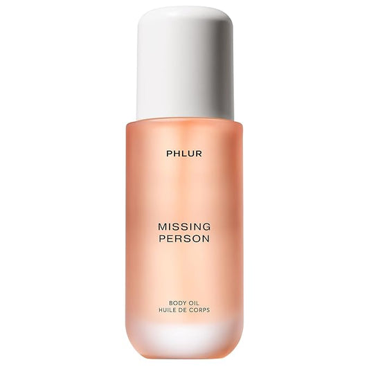 PHLUR Missing Person Body Oil For Women & Men - Lightweight & Nourishing - With Ceramide-Rich Oils & Skin-Mimicking Lipids - Bergamont, Musk, Orange & Sandalwood Floral Scented Body Oil (4 Fl Oz)-BrightBean Baby