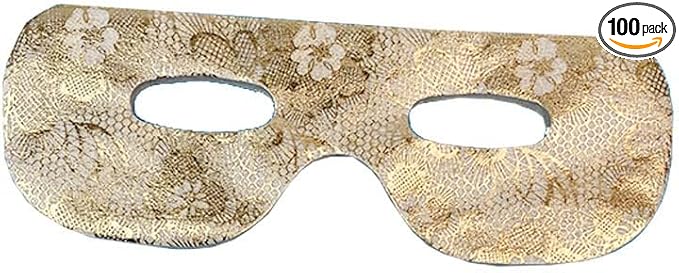 100PCS Gold DIY Eye Mask Under Eye Patches Pre-Cut Nose Paper Film Eye Pad Cooling Eye Patch for Puffy Eyes Spa Skincare-BrightBean Baby