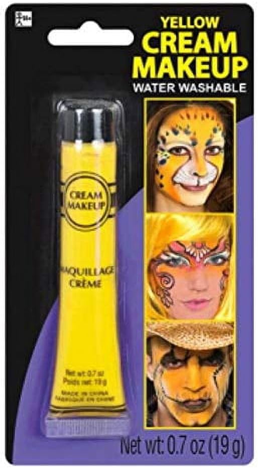 Amscan Yellow Cream Make Up 0.7 oz 1 Pc-BrightBean Baby