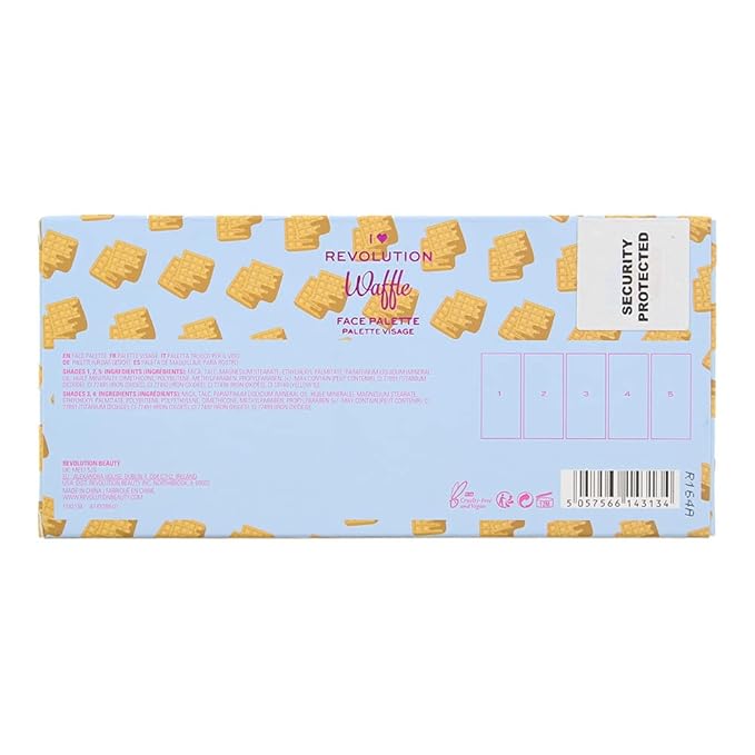 I Heart Revolution - CHOCOLATE FACE PALETTE - Contouring palette - WAFFLE-BrightBean Baby