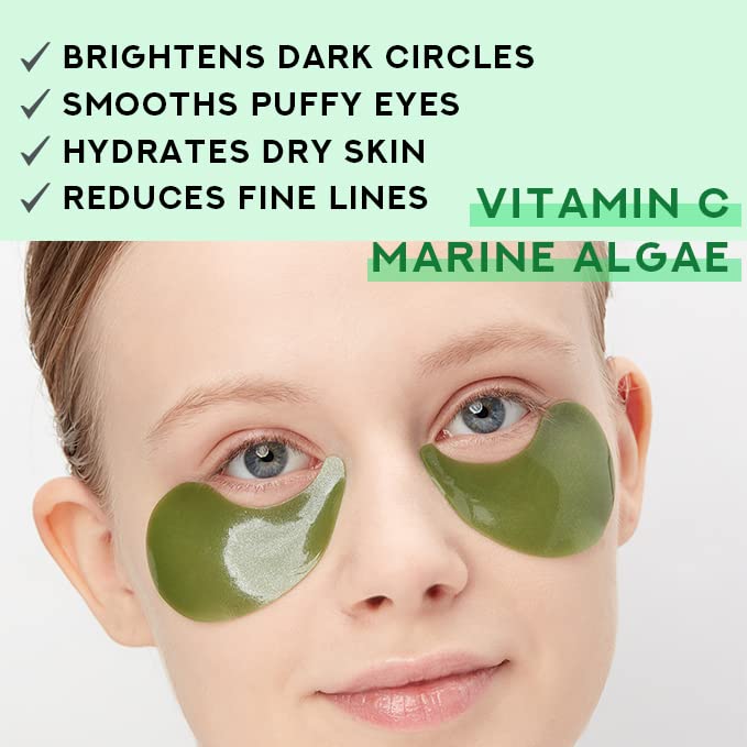 Marine Algae & Vitamin C Hydrogel Eye Patches-BrightBean Baby