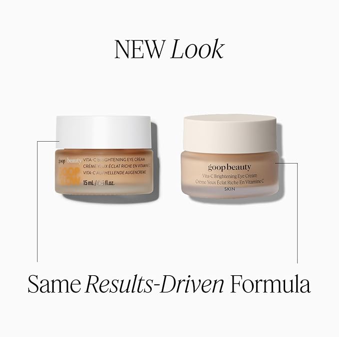 goop Beauty Vitamin C Eye Cream | Color Correcting Cream for Dark Circles | Helps Smooth Wrinkles & Depuff Eyes | 0.5 fl oz-BrightBean Baby