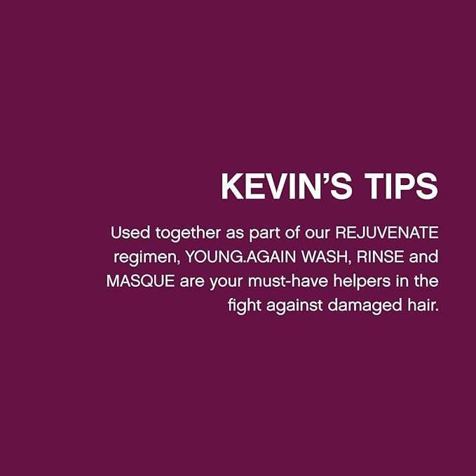 KEVIN.MURPHY YOUNG.AGAIN.WASH - Moisturising Anti-Ageing Shampoo - For Ageing, Damaged & Brittle Hair - Hair Repair - Amino Acids & Lotus Flower Extract - Sulphate & Paraben Free - 250 mL / 8.4 fl oz-BrightBean Baby