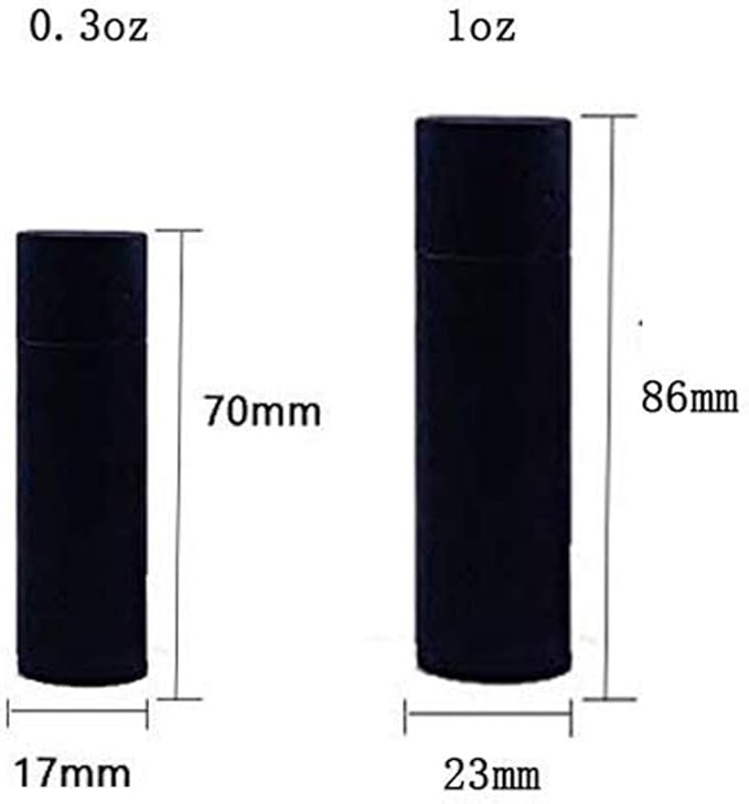 10 Pcs 1oz Cardboard Lip Balm Tubes Kraft Paper Lipstick Tube Empty Lip Gloss Containers Refillable Chapstick Container Round Paper Solid Tube for DIY Cosmetic Samples Lotion Deodorant,Brown-BrightBean Baby