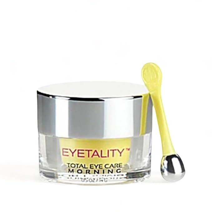 Serious Skincare - Eyetality Morning Total Eye Care Cream - For Lines, Wrinkles, Under Eye Puffiness and Dark Circles - Coffee Bean Extract - Vitamin C - Pomegranate - 0.5 oz-BrightBean Baby