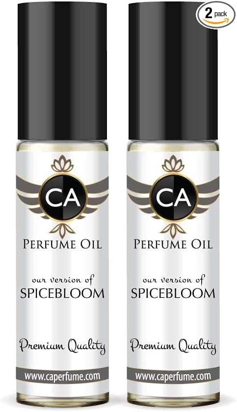 CA Perfume Impression of Victor & R. Spicebloom For Men Replica Fragrance Body Oil Dupes Alcohol-Free Essential Aromatherapy Sample Travel Size Concentrated Long Lasting Attar Roll-On 0.3 Fl Oz-X2-BrightBean Baby