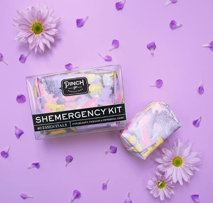Pinch Provisions Shemergency Kit for Her, 40 Emergency Essential Items, Compact, Multi-Functional Pouch, Gift for Women, Birthday, Bachelorette Parties, and More!-BrightBean Baby