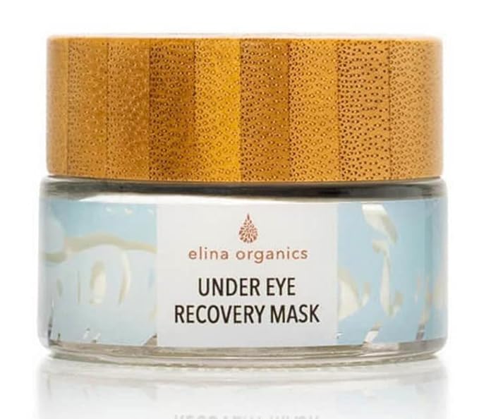Leave On Under Eye Recovery Mask, 1oz, organic skincare, eye cream, reduce wrinkles, reduce dark circles, reduce puffy eyes, rebuild collagen, vitamin c, white truffle extract, holistic skincare-BrightBean Baby