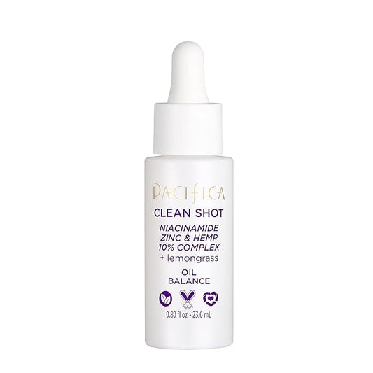 Pacifica Clean Shot Niacinamide Zinc and Hemp 10 Percent Complex Unisex 0.8 oz-BrightBean Baby