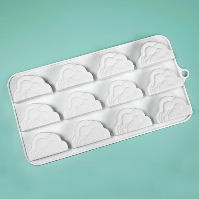 mostsom Silicone Mold Savarin Chocolate Molds Star Mountain Mousse Cake Mold DIY Bakeware Molds (B_8.88x4.6x0.6 inch)