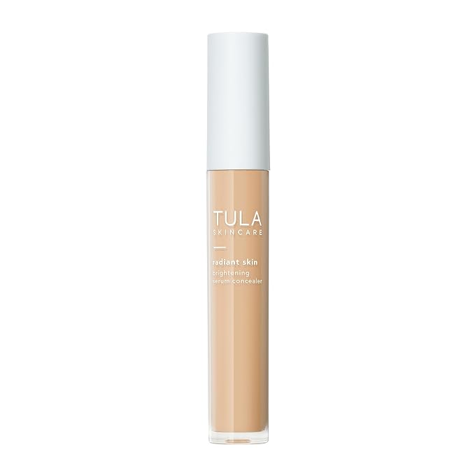 TULA Skin Care Radiant Skin Brightening Serum Concealer - Conceals Dark Circles & Discoloration, Longwearing & Crease-Resistant, Brightens the Appearance of Skin Over Time, Shade 110, 0.18 fl oz.-BrightBean Baby