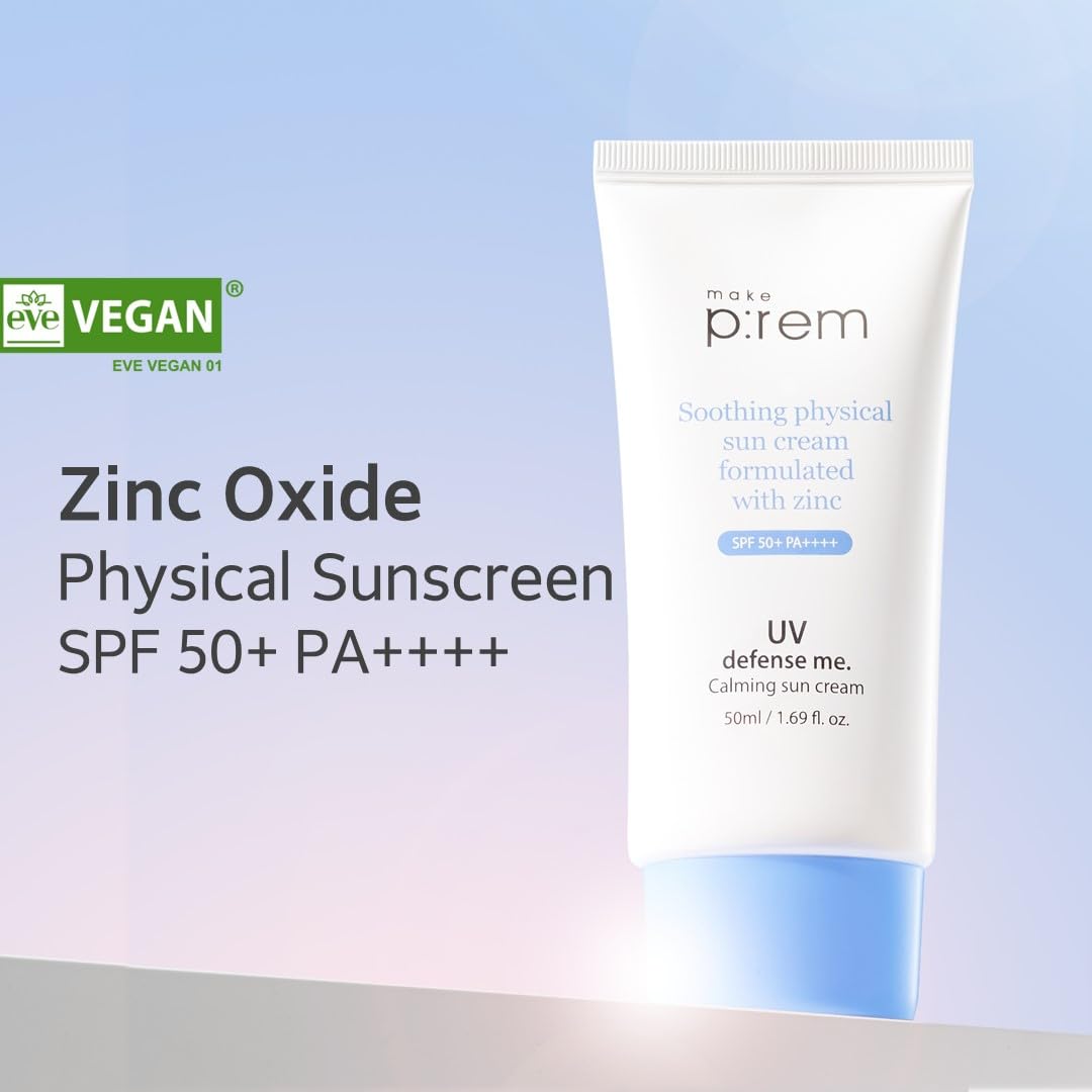 MAKE P:REM UV Defense Me. Calming Sun Cream-BrightBean Baby