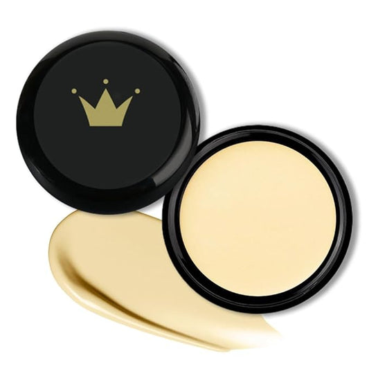 Kaely Color Correcting Concealer,Cream Pot Concealer Full Coverage,under Eye Concealer Palette for Conceals Dark Circles,Waterproof Foundation Face Makeup,10 Yellow-BrightBean Baby