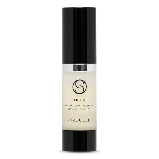 CIRCCELL ABO Eye Serum, Day & Night Oxygenating Serum, Regenerative Anti-Aging Under Eye Serum for Wrinkles, 0.5 Count-BrightBean Baby