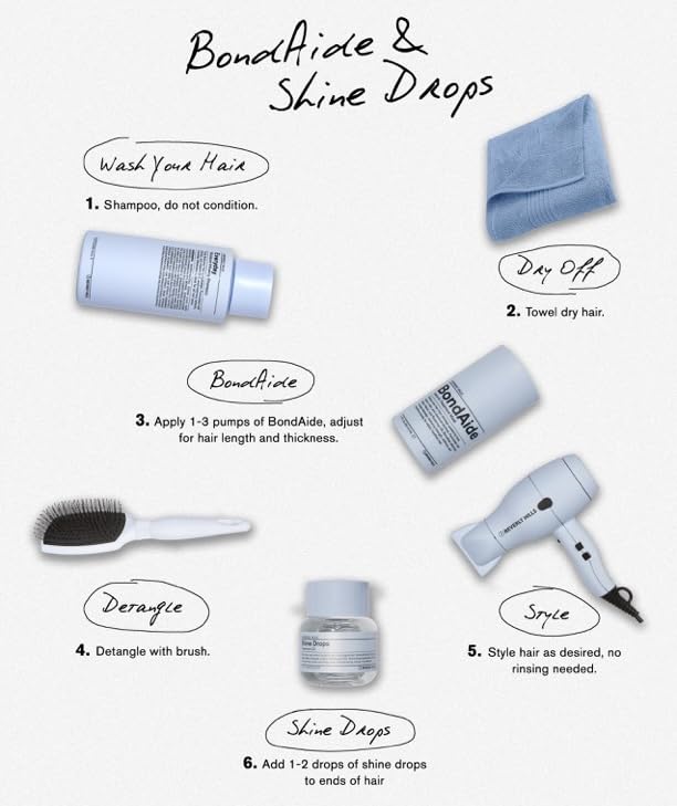 J Beverly Hills Shine Drops Hair Treatment Oil with Botanical Oils for Shine, Nourishment and Dry Hair Repair, 2.2 Oz-BrightBean Baby