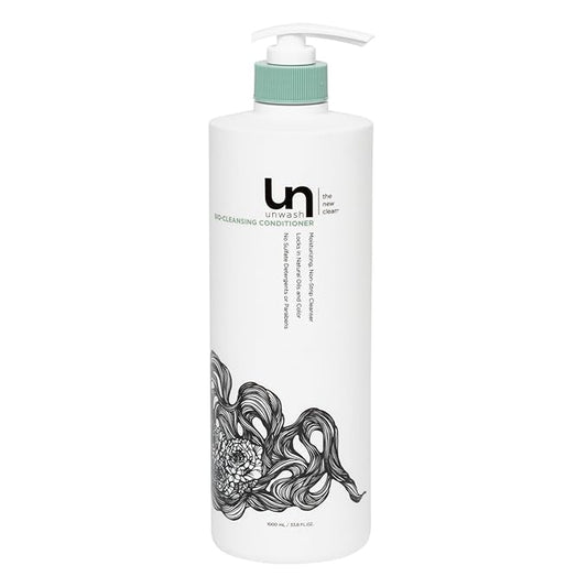 Unwash Bio-Cleansing Conditioner - Gentle, Hydrating Co-Wash Cleansing Conditioner, Sulfate & Paraben Free, for Curly, Coily & Dry Hair, 33.8 fl oz-BrightBean Baby