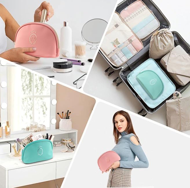 Color Nymph Beginner Makeup Set, Full Starter Cosmetics Set for Teenager Girls with Eyeshadow Palette Blush Lipstick Lip Pencil Eye Pencil Brush Mascara Portable Bag-BrightBean Baby