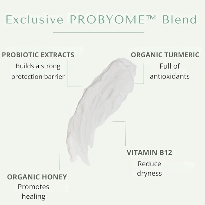 Yobee Body & Face Moisturizing Cream for Dry, Sensitive Skin | Probiotic extracts, Honey, Turmeric, Vitamin B12, Ceramides, Shea Butter | Fragrance Free | For Kids & Adults (2)-BrightBean Baby