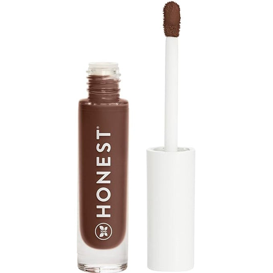 Honest Beauty Fresh Flex Concealer with Niacinamide + Vitamin E + Hyaluronic Acid | Vegan + Cruelty free | Espresso, 0.17 fl oz-BrightBean Baby